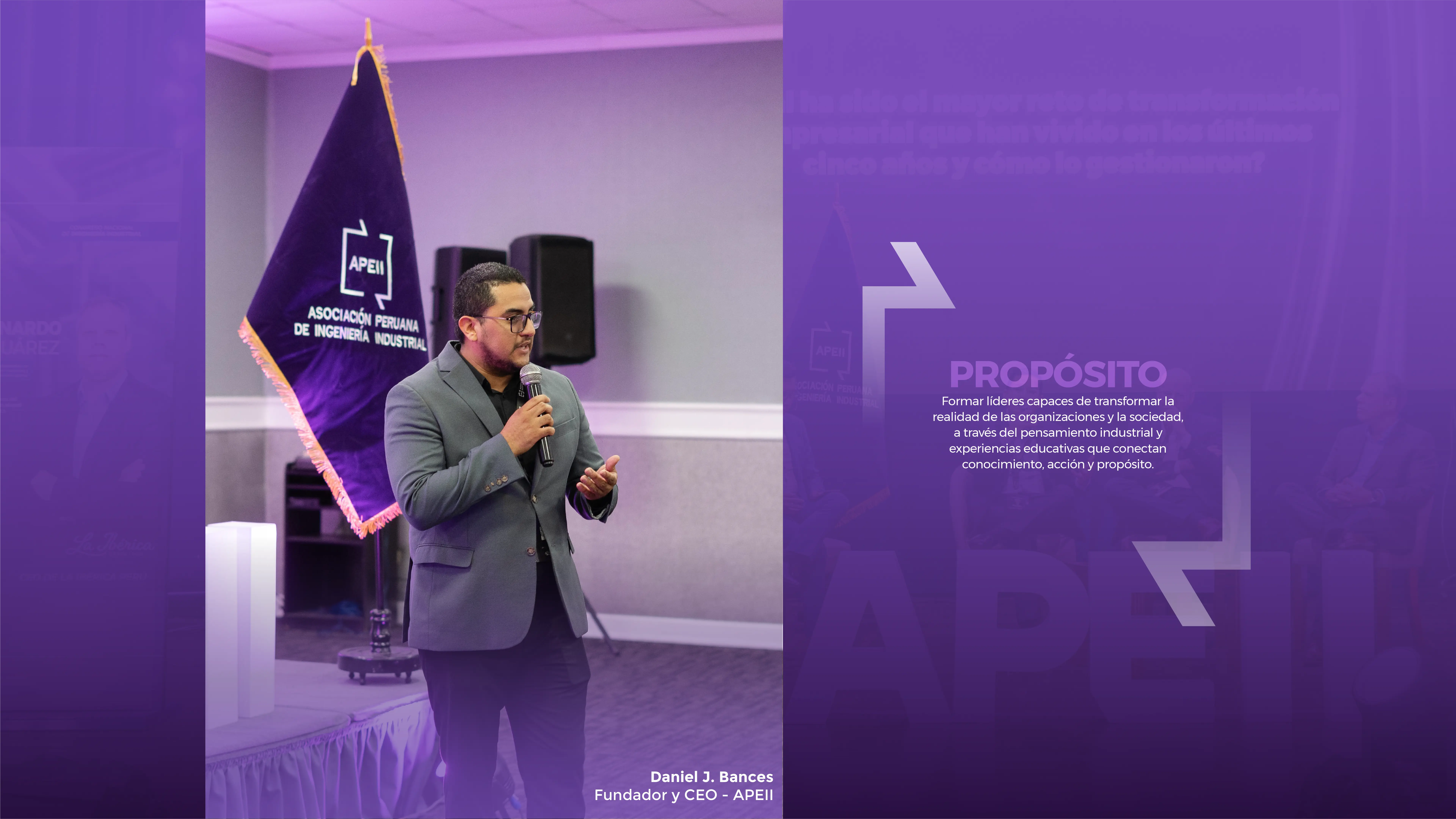 Daniel J. Bances, Fundador y CEO de APEII